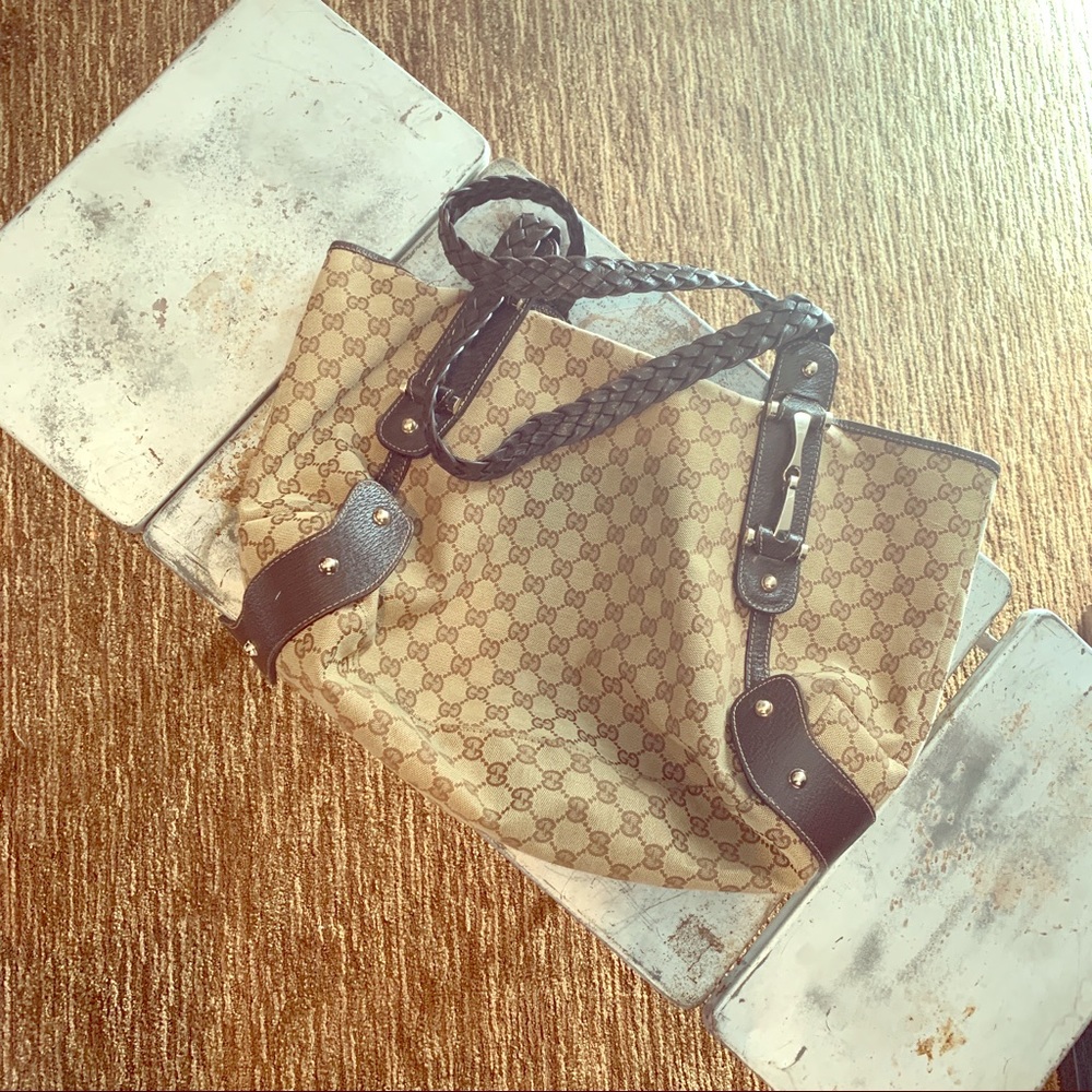 GUCCI Pelham horsebit tote